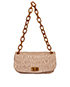 Prada Ruched Shoulder Bag, front view